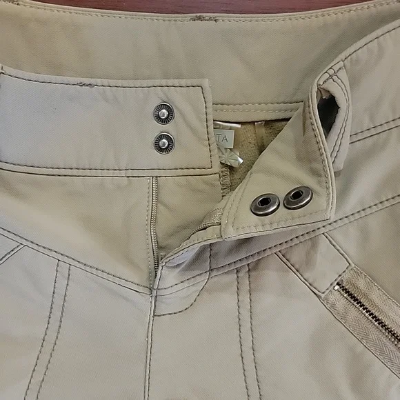 Athleta Brushed Lined Tan Hiking Outdoor Pants - Size 2P - Picture 6 of 9